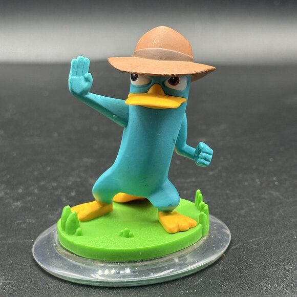 Disney Infinity Phineas and Ferb Character Figures Power Disc Lot Agent P Perry - Picture 4 of 8